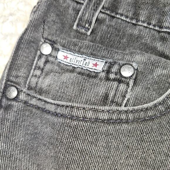 Levis Vintage Silvertab Black Denim Jeans Size 32x33 - Picture 6 of 14